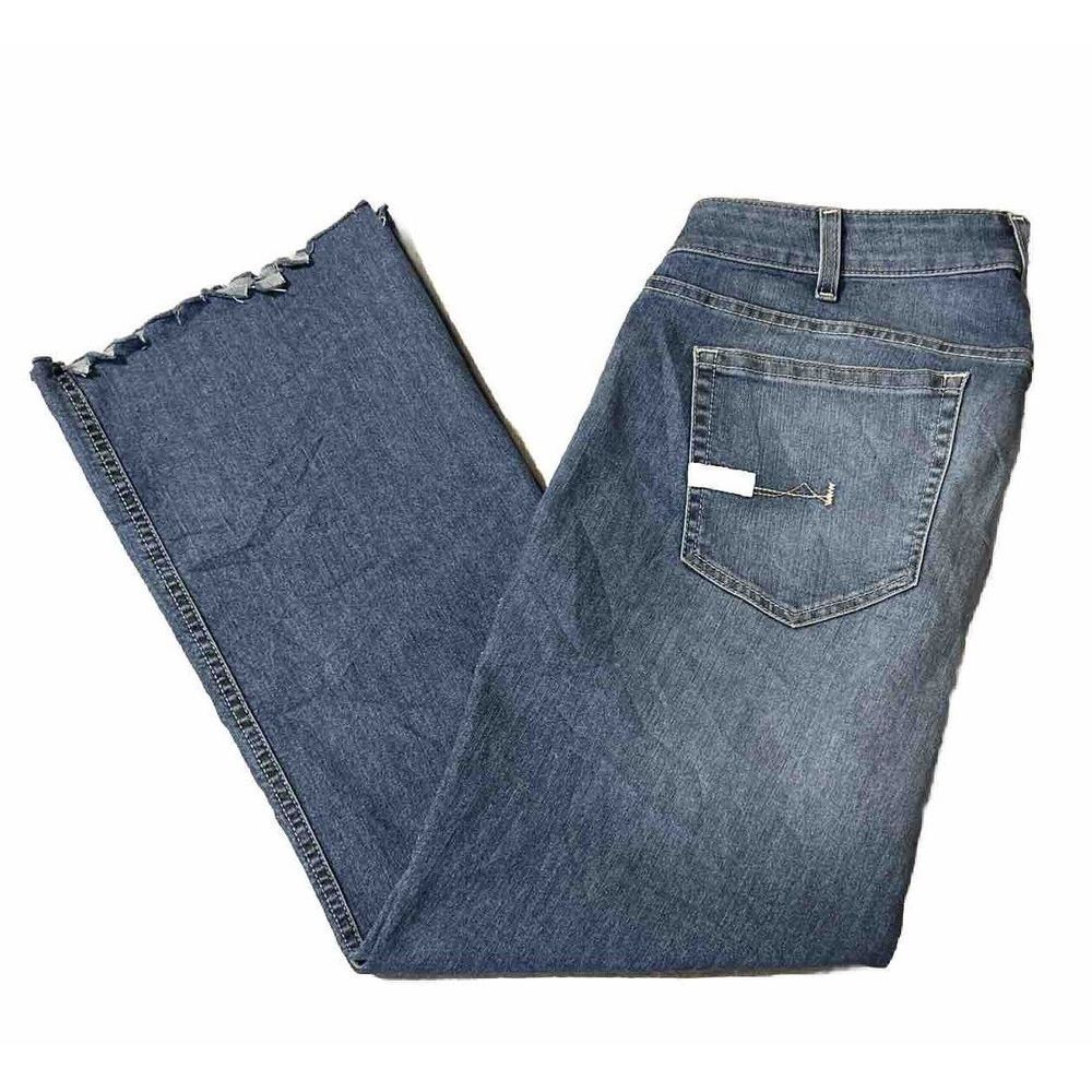 Ariat Boot Cut‎ Rebar Durastretch Raven Blue Jeans Size 34R, 38x29 Cropped